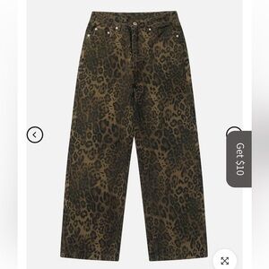 Aelfric Eden | Jeans | Aelfric Eden Leopard Print Jeans
